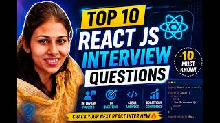 Top 10 React JS Interview Questions (With Answers) 🔥