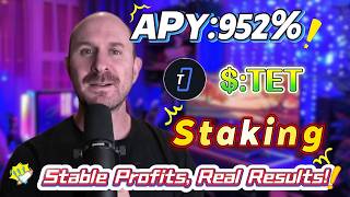 ⚡ (Mining Tutorial) Made $500+ in Just 24 Hours by Staking TET – 900%+ APY Real Test! Net Worth