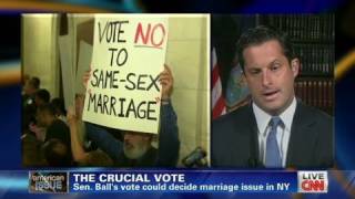 CNN: Senator could decide gay marriage in NY
