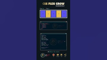 CSS Flex-Grow #html #css #javascript #coding #webdesign #webdevelopment #frontend #uiux