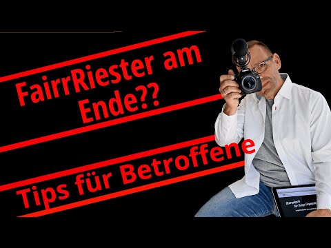 Das fairr Riester Desaster (2020) Hilfe für betroffene Kunden!!