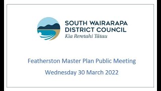 Featherston Master Plan Public Meeting