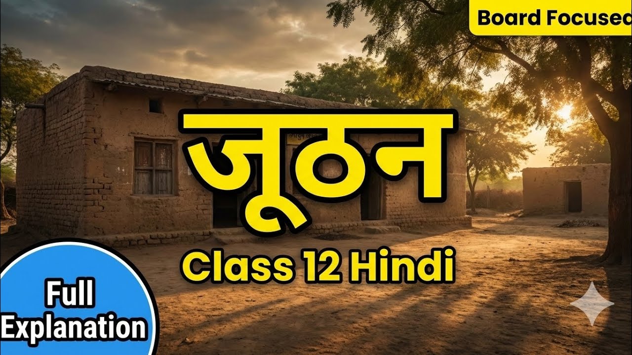 जूठन | Class 12 Hindi Chapter 10 | Full Explanation + Important Questions | Bihar Board