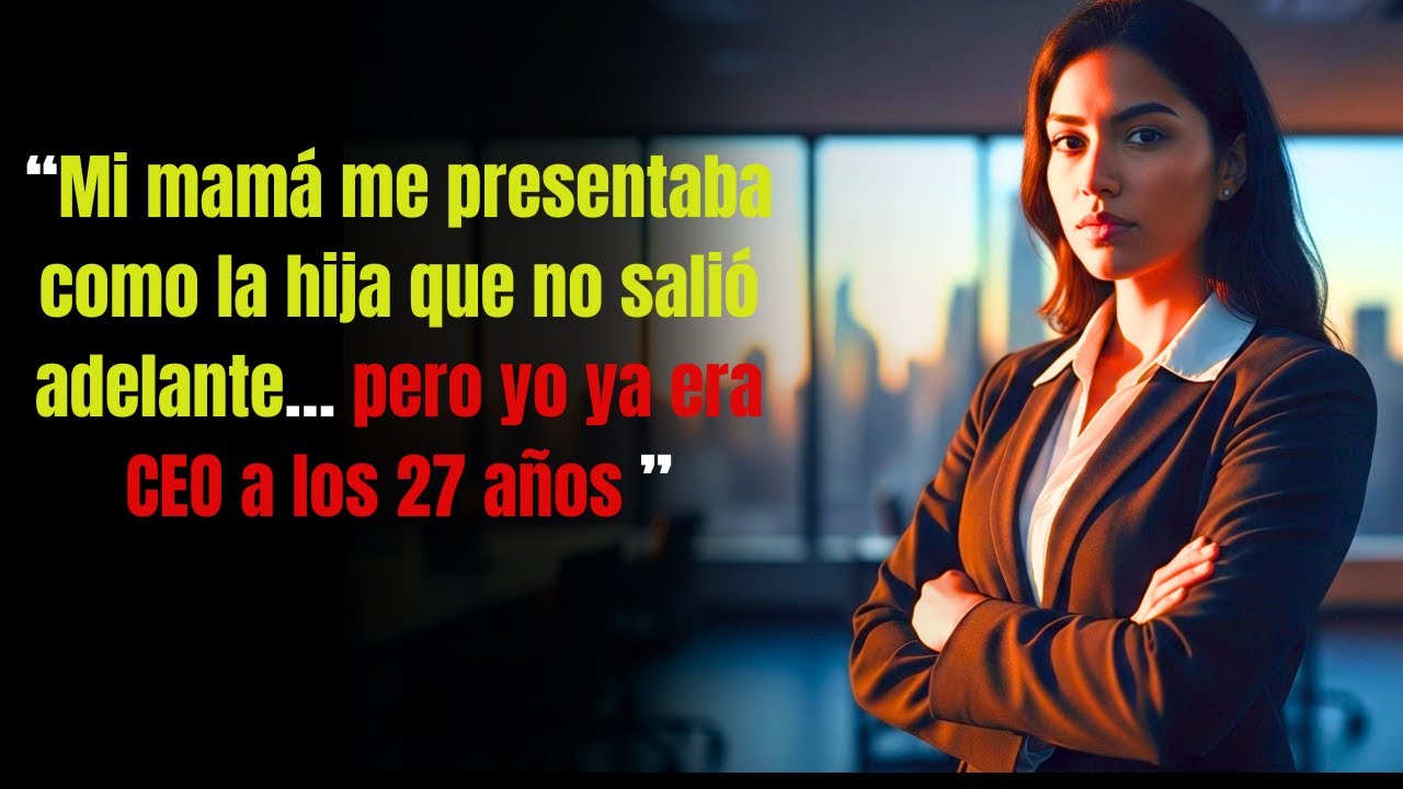 MI MAMÁ ME PRESENTABA COMO LA HIJA QUE NO SALIÓ ADELANTE… PERO YO YA ERA CEO A LOS 27 AÑOS