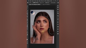 How to match skin tone 👩 using color sample tool in photoshop 2022