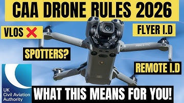 NIEUWE UK CAA Drone Regels 2026 - GROTE veranderingen! Het ZAL u raken!