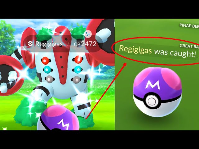 💙🤩🔥 SHINY REGIGIGAS 🔥🤩💙 Who's excited for this shiny release?!? Good  luck everyone 🥰💖 • • • #pokemongo #pokemon #shinypokemon #pogo #pokemo…