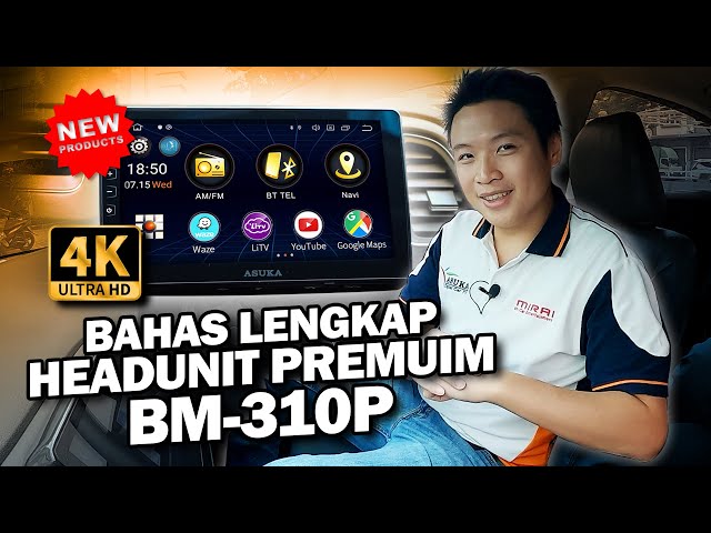 REVIEW LENGKAP HEADUNIT ANDROID ASUKA TERBARU BM-310P | Voice Command, Sound DSP, 4K UHD, Canggih class=