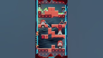 Lemmings W: 187-34 - Walkthrough #games #lemmings #lemmings_walkthrough #shorts