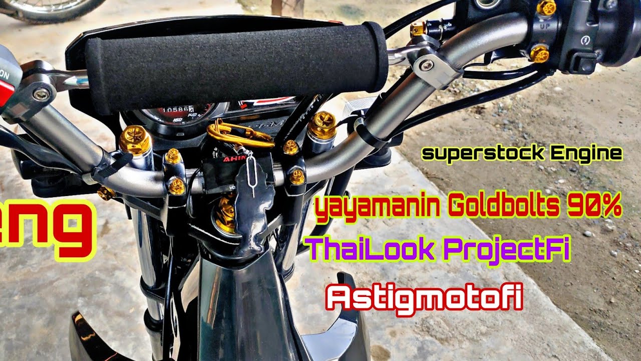 Yayamanin Gold bolts for XRM 125 FI budget meal 90%goldbolts Heng ...