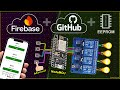 ESP8266 Firebase IoT Home Automation | Realtime Relay Control with Web Dashboard + Manual Switch