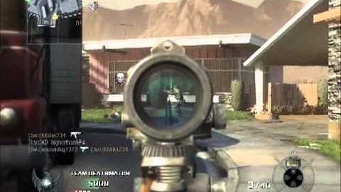 COD: Black Ops Quick Scoping/ ACOG Sight