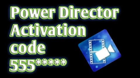 powerdirector activate code