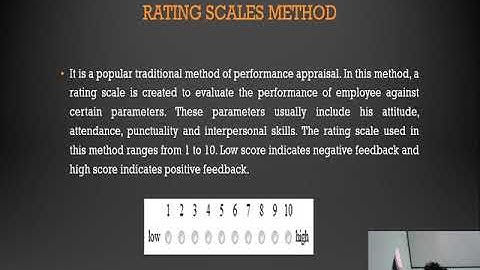 Traditional Methods of performance appraisal. Part 1