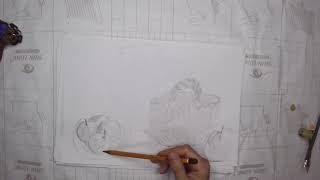Học vẽ Tranh tĩnh vật (Part 30) | tiếp tục series Vẽ bình hoa quả | Luyện cơ tay (3)
