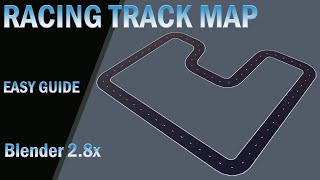 blender 2.8x making racing track map screenshot 4