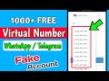 1000  Free Virtual Number For Whastapp / Telegram 😯🔥 | Free Virtual Number | #otpwebsite