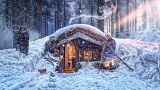 Hiding from SNOWFALL in a HOUSE UNDERGROUND, Dugout Shelter by Alex Wild 230,321 views 2 months ago 27 minutes