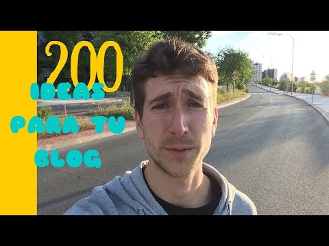 200 Ideas Para Tu Blog