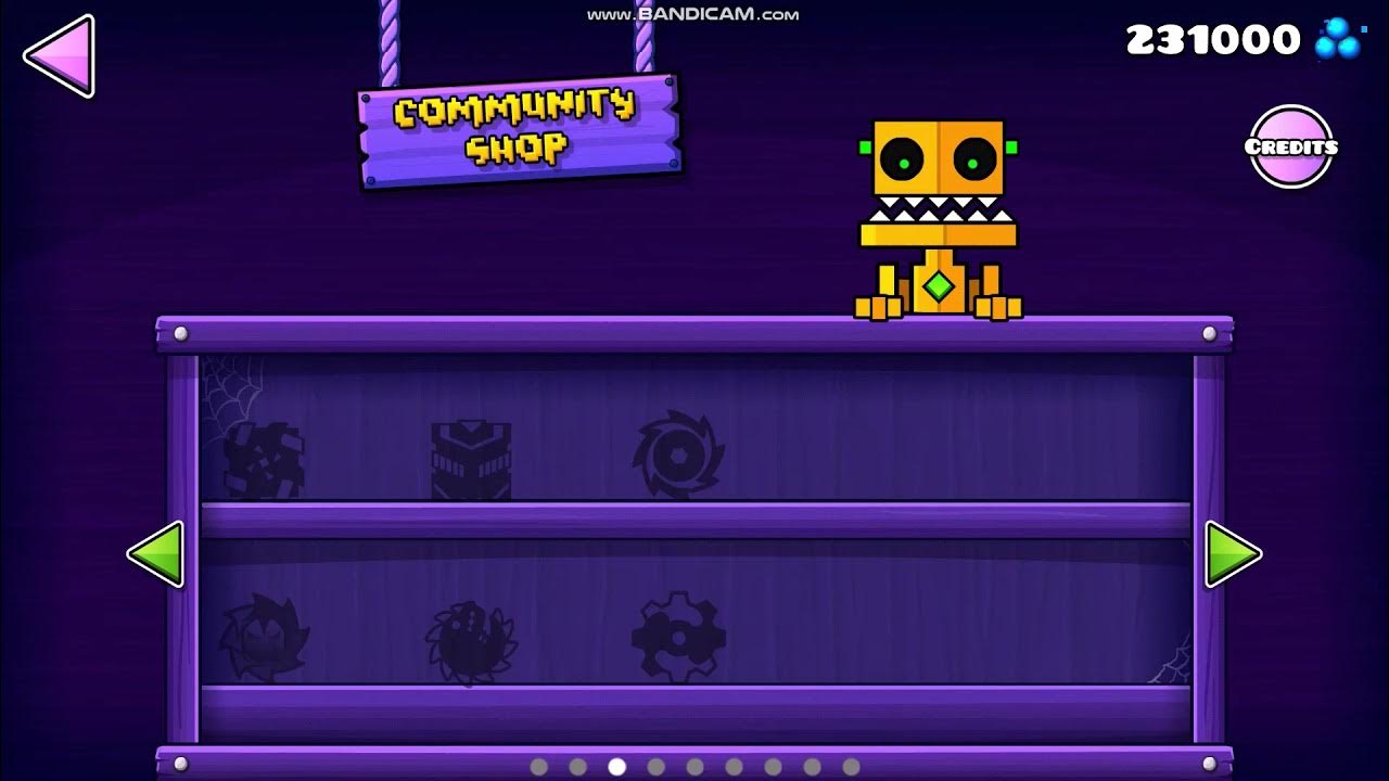 Buying every item in every shop in geometry dash YouTube