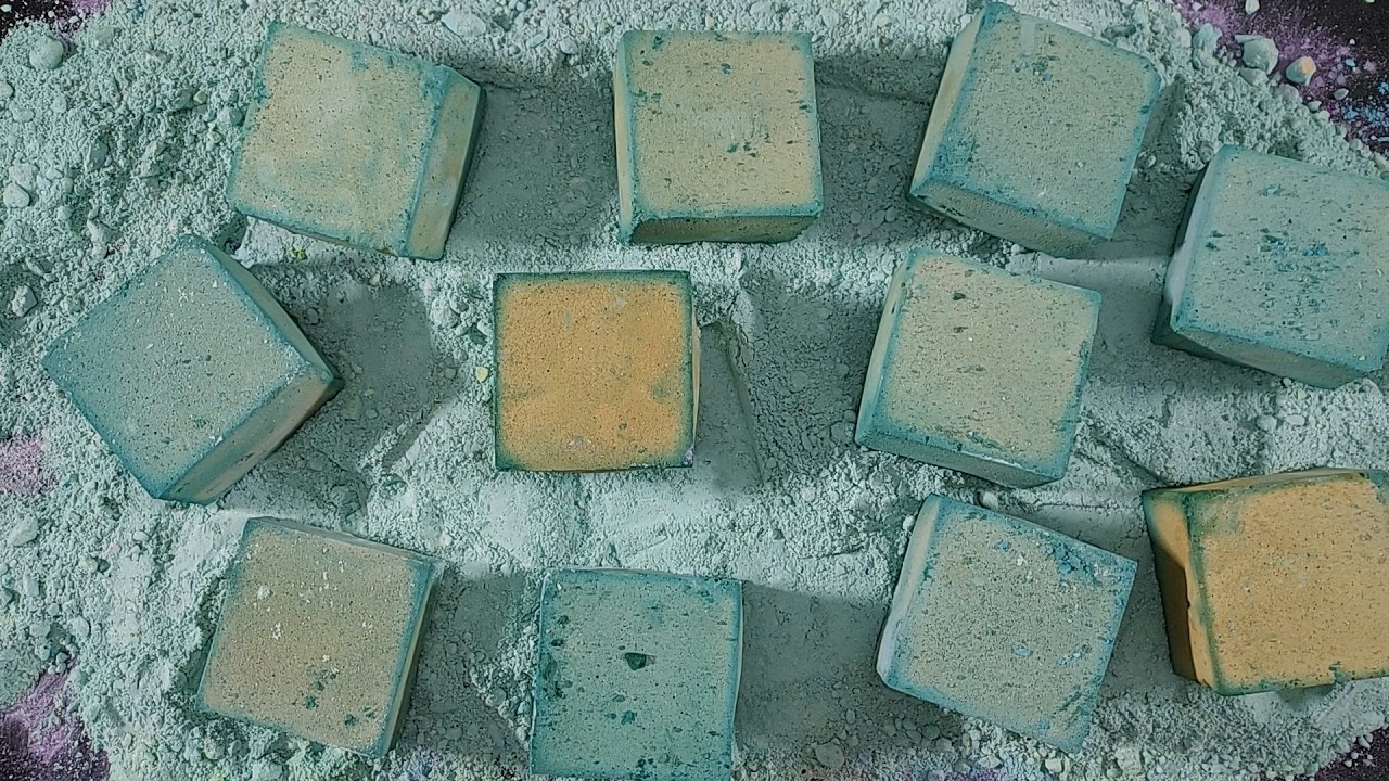 3xs Reformed Chalk Crushing ASMR | Relaxing and Oddly Satisfying Sounds | Gym Chalk ASMR