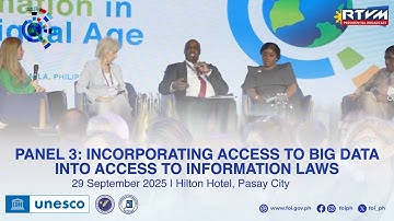 Panel 3: Incorporating Access to Big Data into Access to Information Laws
