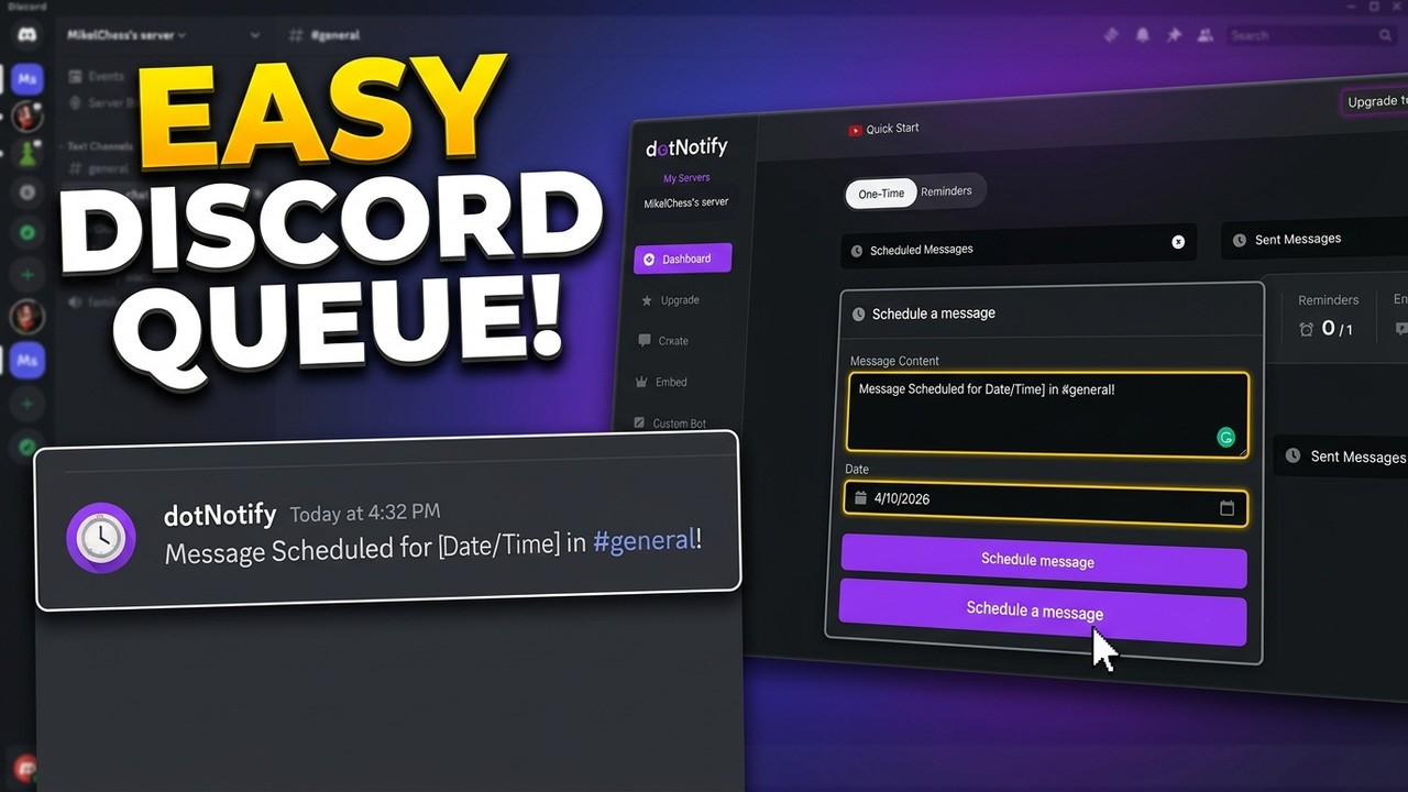 How To Queue a Message in Discord (Quick Guide) - YouTube