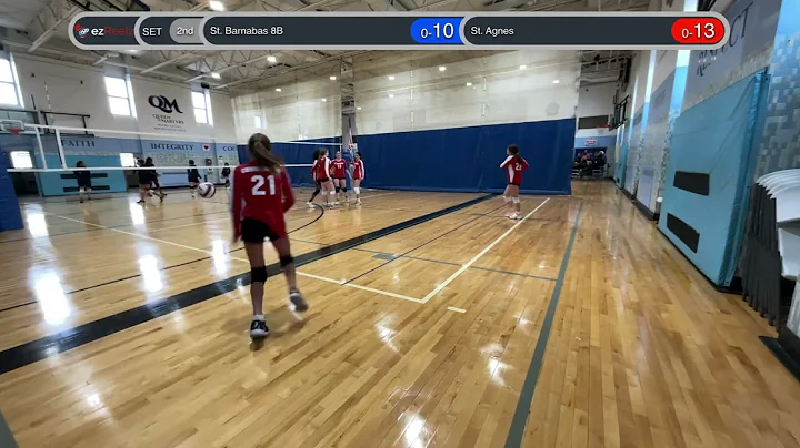 St. Barnabas 8B vs. St. Agnes 12/17/2022 Set 2