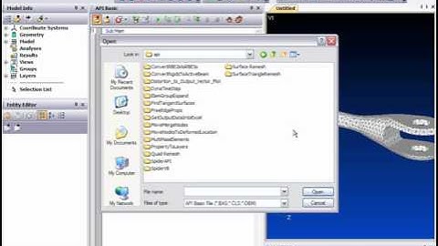FEMAP - Customization - Application Programming Interface (API) - Szczegóły
