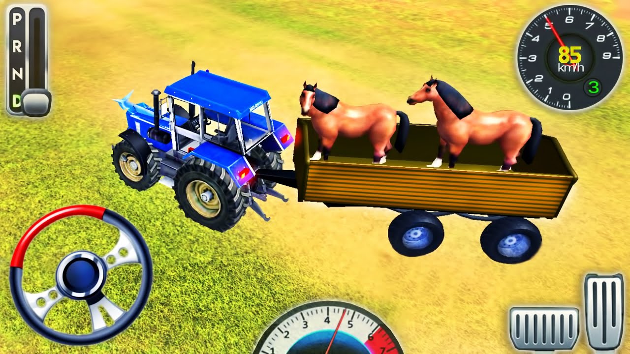 Grand Farming Transport Animals - Real Tractor Driving Simulator 2020  - Android GamePlay #2