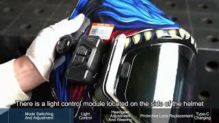 ANDELI Welding Helmet with Light MONER User's Guide
