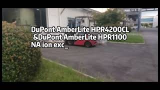 DuPont AmberLite HPR4200CL&DuPont AmberLite HPR1100NA ion exchange resin shipped to Guangxi