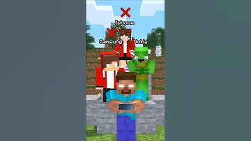 Nokia Vs Samsung Durability - Mikey Minecraft Animation