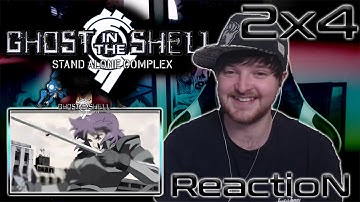 Ghost In The Shell Stand Alone Complex:  Season 2 - Episode 4 REACTION "Natural Enemy"