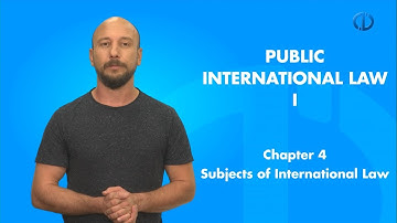 PUBLIC INTERNATIONAL LAW I - Chapter 4 Summary