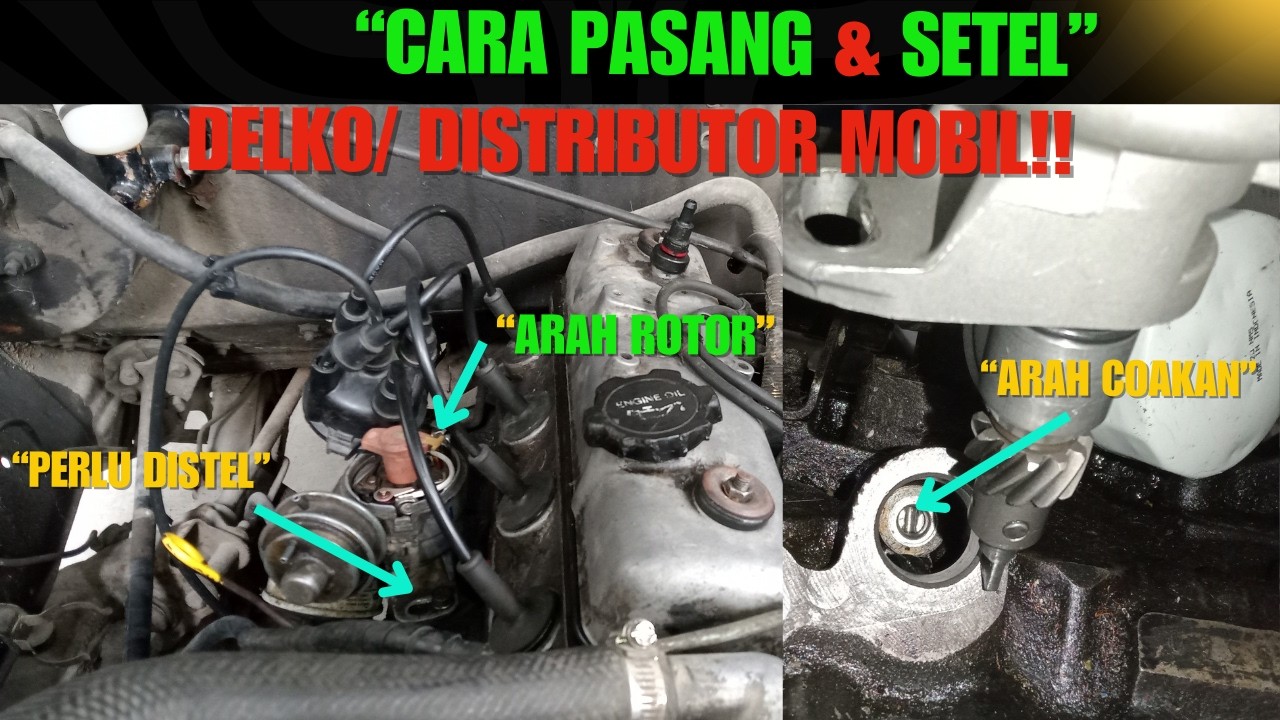 Cara Memasang dan Menyetel Delko/Distributor Mobil Kijang 5K-7K