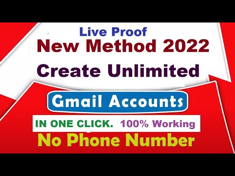 How to Create 1000+ Gmail Accounts Without Phone Number Verification With New Method.