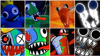 Rainbow friends chapter 1 Vs chapter 2 Vs survivors in rainbow moster All jumpscare