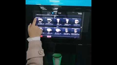 Macas big vending coffee machine for Taiwan customer