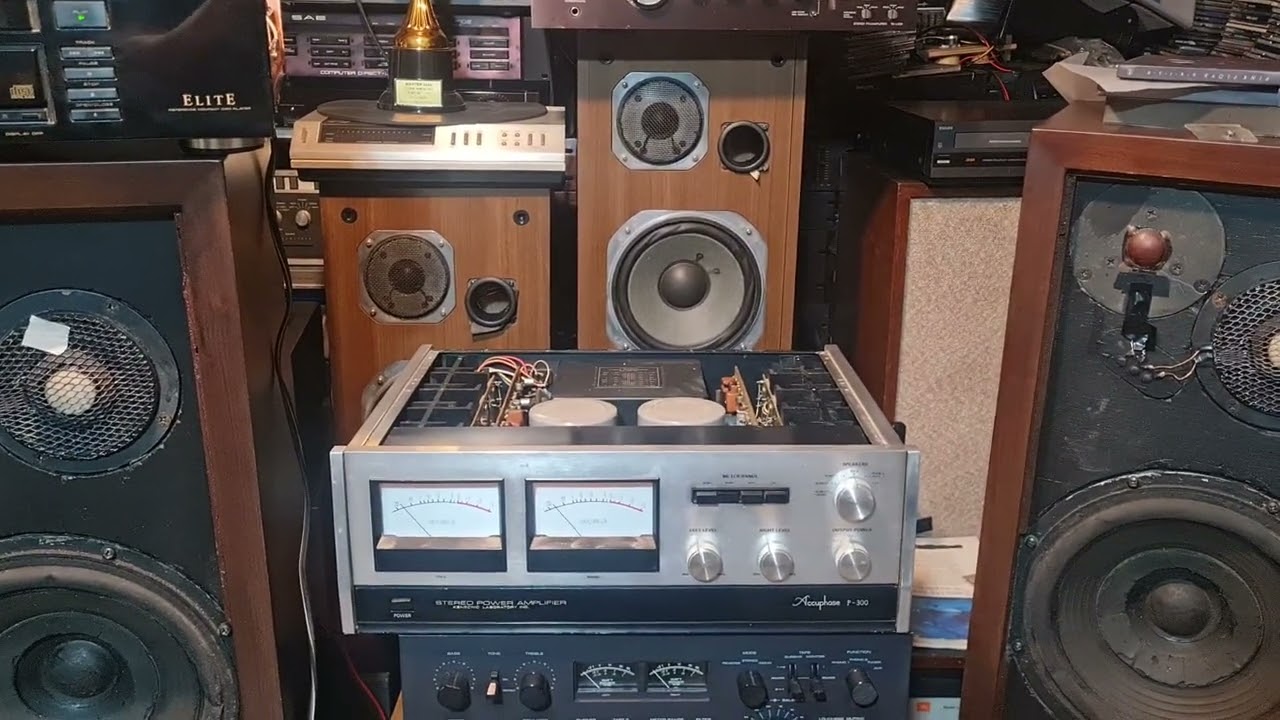 POWER ACCUPHASE P-300 DIRECT MODE & ACOUSTIC RESEARCH AR-3
