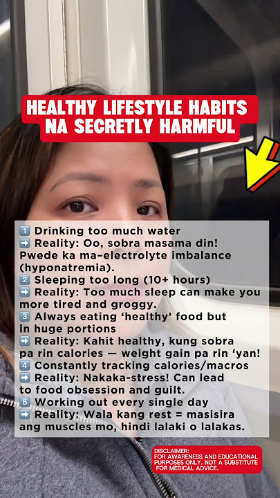 Healthy Lifestyle Habits that is Secretly Harmful! #health #wellness #healthtips