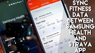 Sync Fitness Data Between #Strava App and Samsung Health App screenshot 4