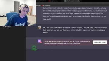 xQc tries to troll ChatGPT but it backfires