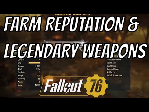 Fallout 76: Wastelanders How to Farm Faction Reputation and Legendary Weapons Guide (Updated)