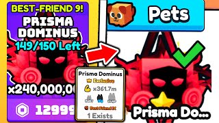 I Bought STRONGEST PRISMA DOMINUS PET and This Happened in Roblox Arm Wrestle Simulator..