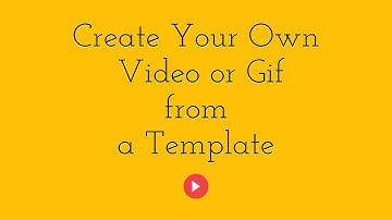 How to Use an Animation Template to Make Your Own Video or GIF