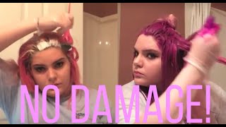 ✿Dyeing My Hair Fuchsia With Little To No Damage✿