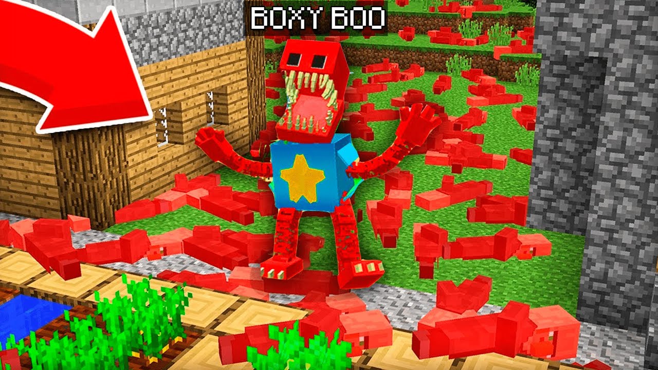 From HUMAN to BOXY BOO in Minecraft! 