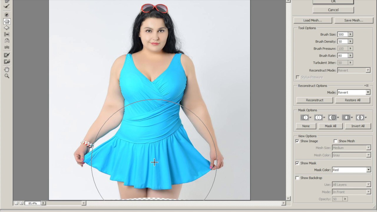 Tutorial cara edit foto orang berbadan gemuk menjadi kurus 