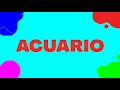 ACUARIO♒¡¡DIOS MIO!! ESTO TE SORPRENDERÁ